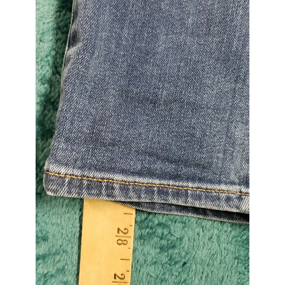 J.Crew Jeans Size 26x28 Mens Blue Pants Stretch Denim Mid Rise Straight